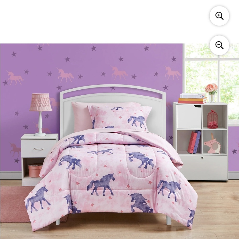 Pink Unicorn Bedding Set